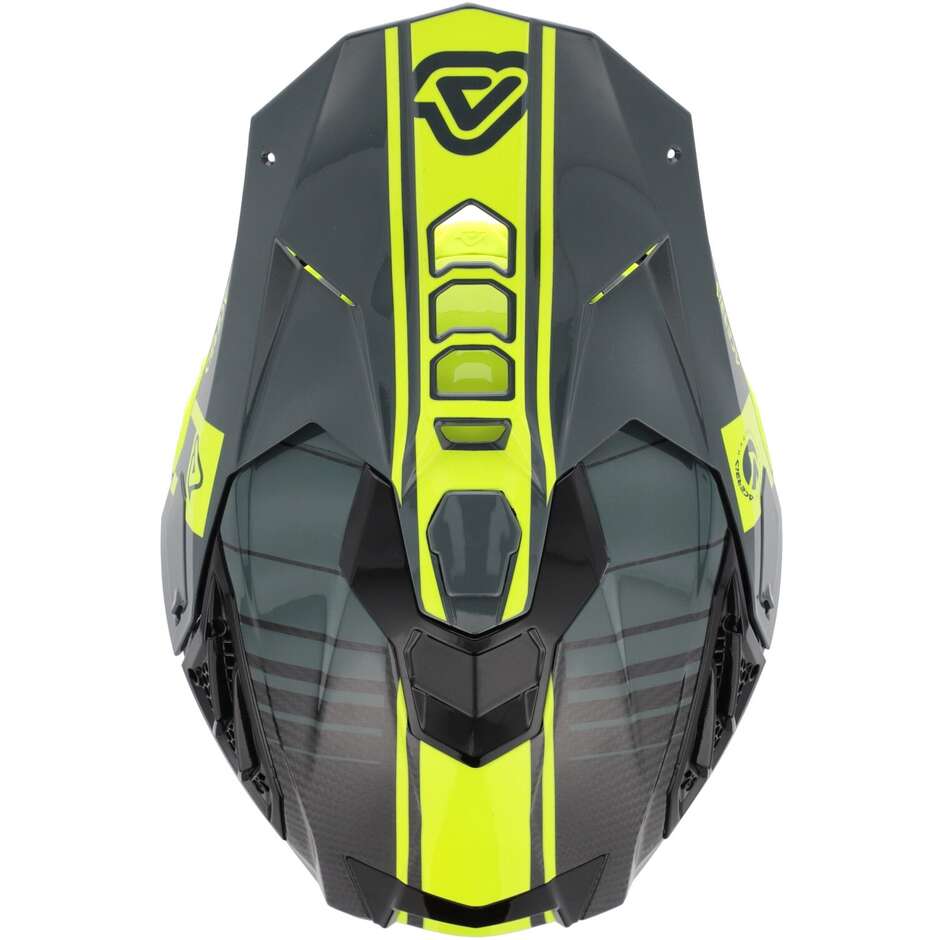 Acerbis AIRSTRIKE-C Cross Enduro Motorcycle Helmet Black Fluorescent Yellow
