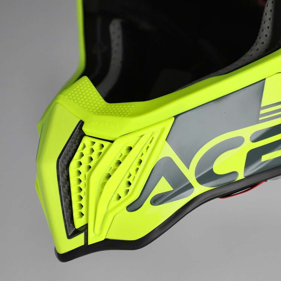 Acerbis AIRSTRIKE-C Cross Enduro Motorcycle Helmet Black Fluorescent Yellow