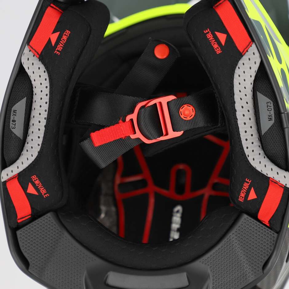 Acerbis AIRSTRIKE-C Cross Enduro Motorcycle Helmet Black Fluorescent Yellow