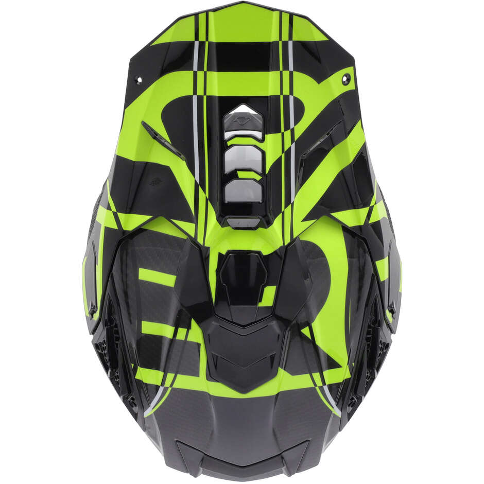 Acerbis AIRSTRIKE-C Cross Enduro Motorcycle Helmet Black Fluorescent Yellow