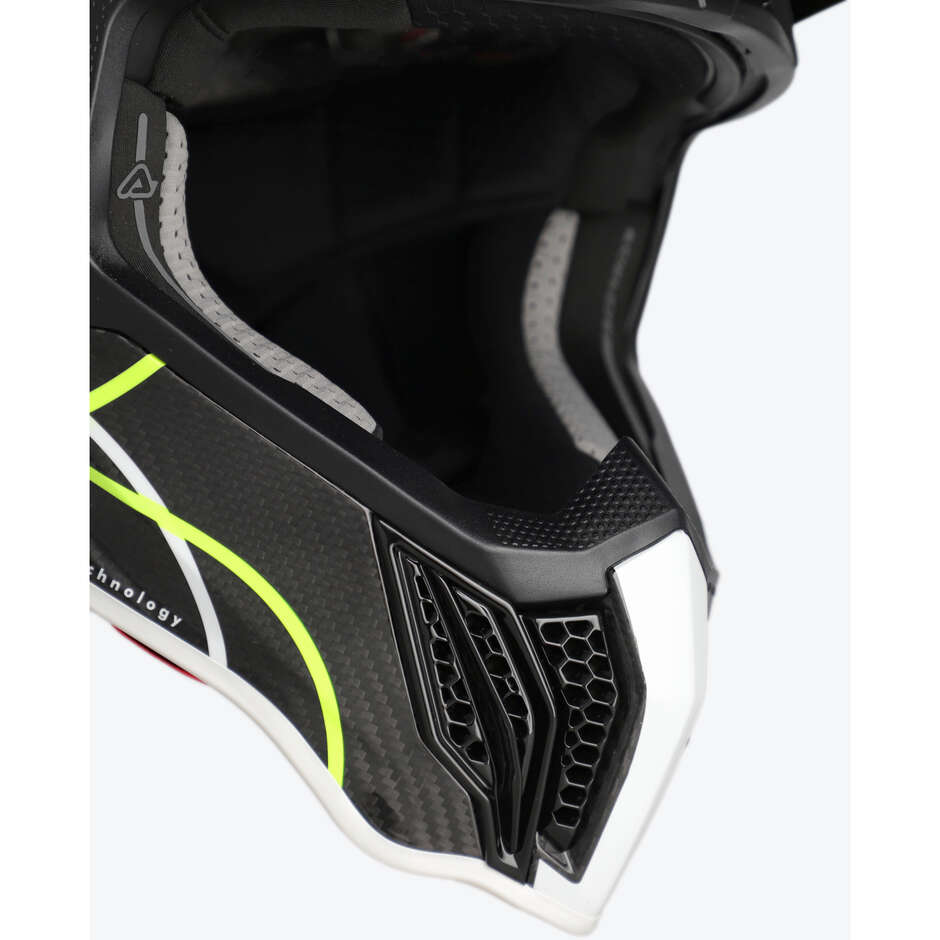 Acerbis AIRSTRIKE-C Cross Enduro Motorcycle Helmet Black Fluorescent Yellow