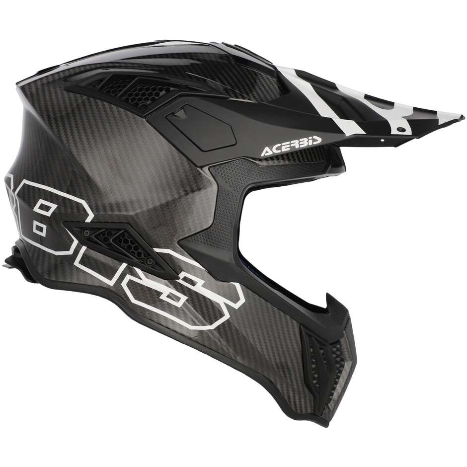 Acerbis AIRSTRIKE-C Motocross Enduro Helmet Black White