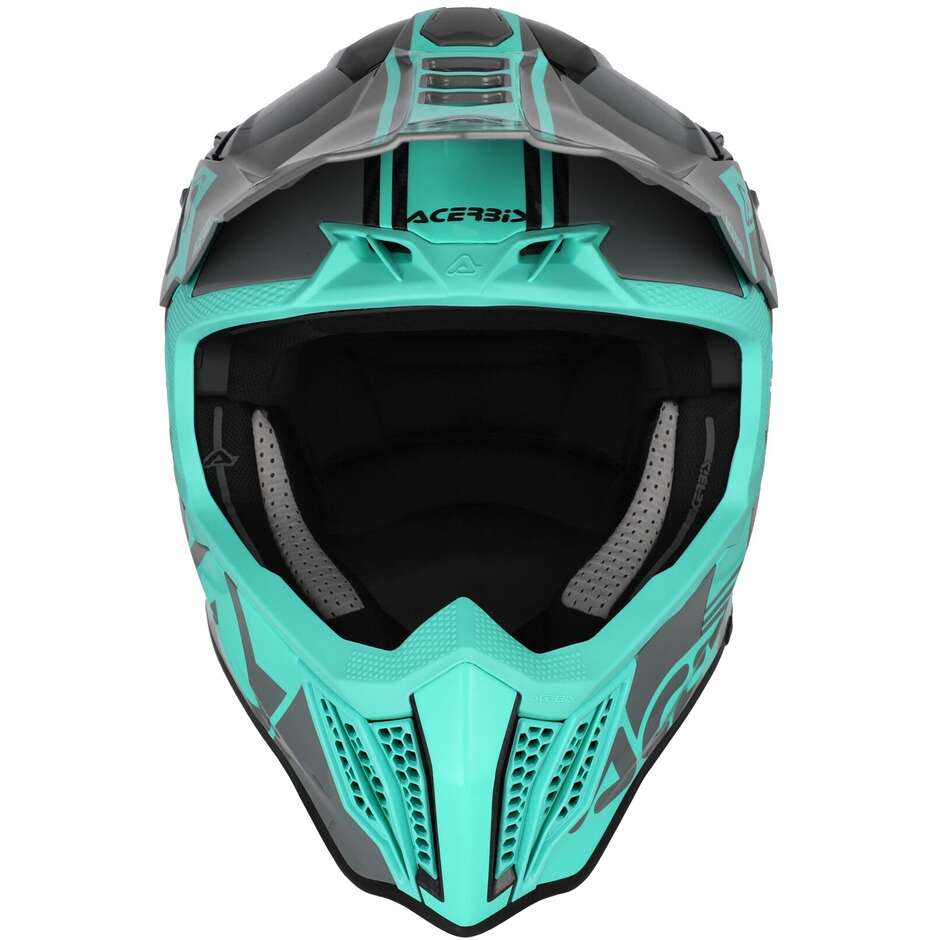 Acerbis AIRSTRIKE-C Turquoise Cross Enduro Motorcycle Helmet