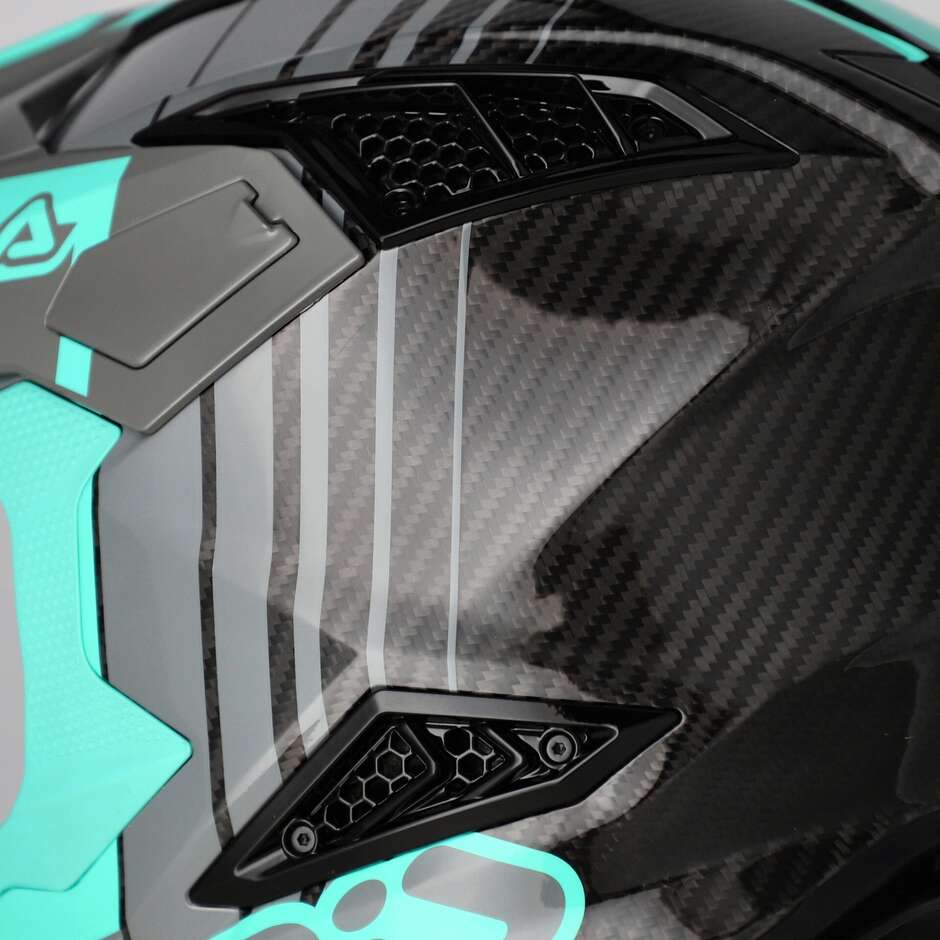 Acerbis AIRSTRIKE-C Turquoise Cross Enduro Motorcycle Helmet