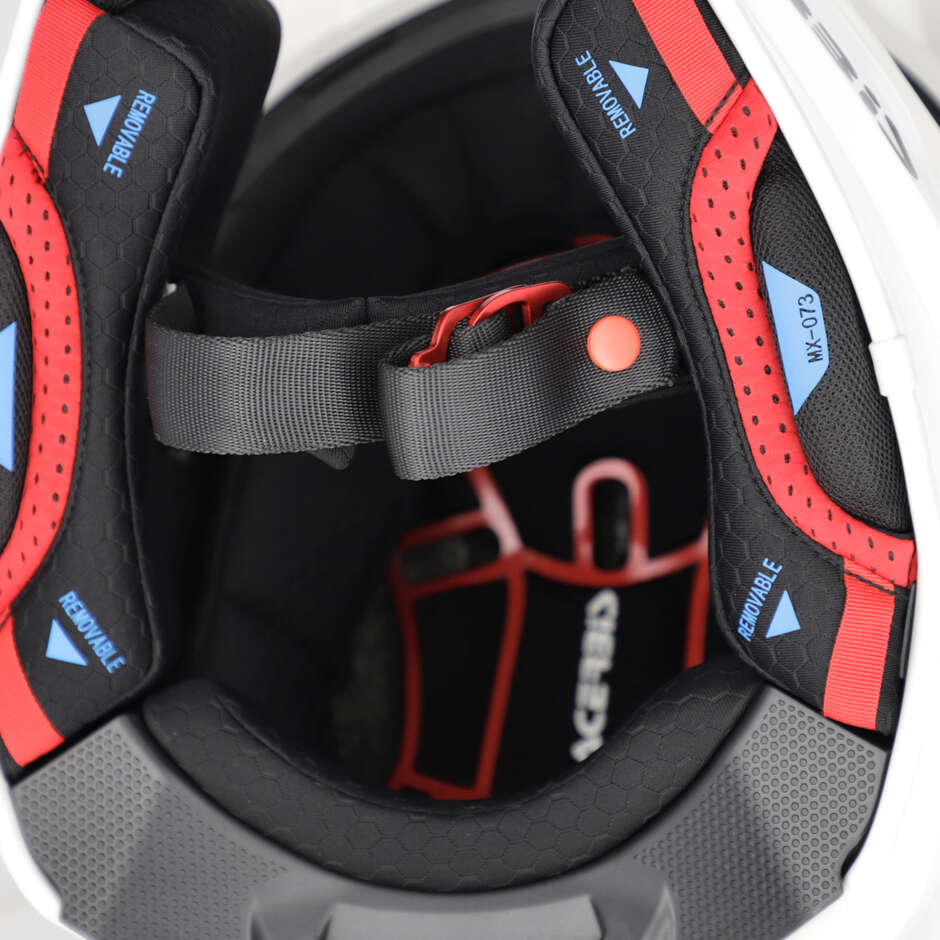 ACERBIS AIRSTRIKE FIM RACING #2 HELM Weiß