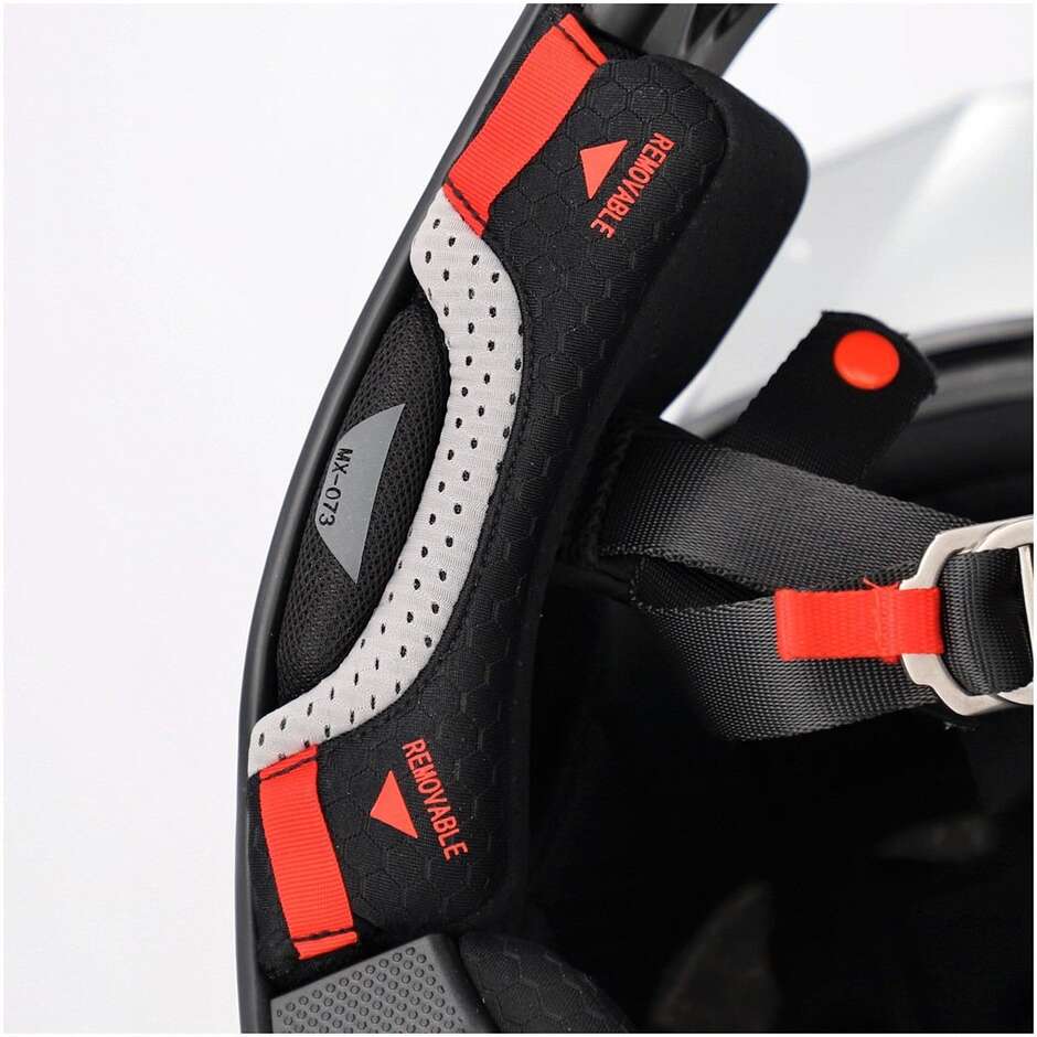 Acerbis AIRSTRIKE-X Cross Enduro Motorradhelm Grau Fluoreszierend Gelb