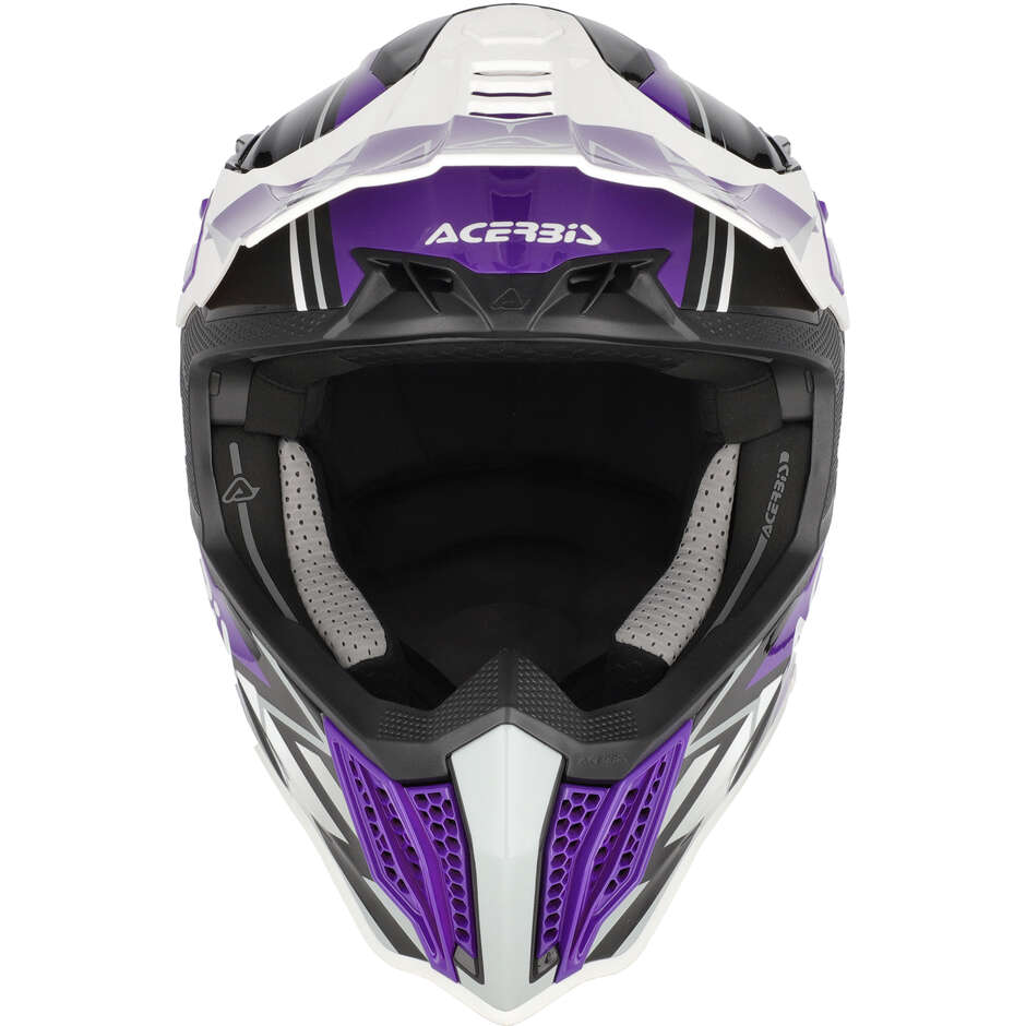Acerbis AIRSTRIKE-X Cross Enduro Motorradhelm Schwarz Lila