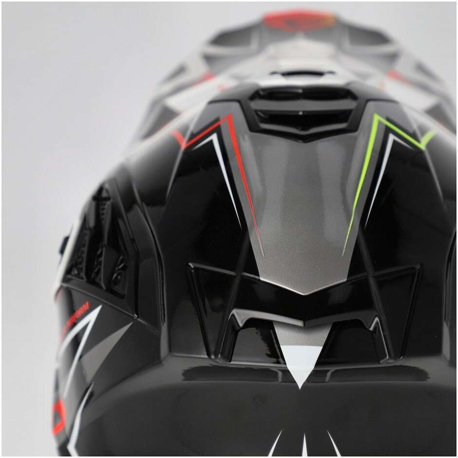 Acerbis AIRSTRIKE-X Cross Enduro Motorradhelm Schwarz Orange Fluo