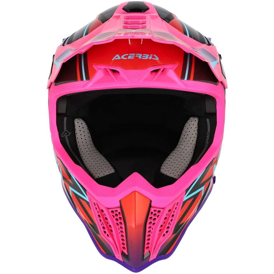 Acerbis AIRSTRIKE-X Cross Enduro Motorradhelm Schwarz Pink