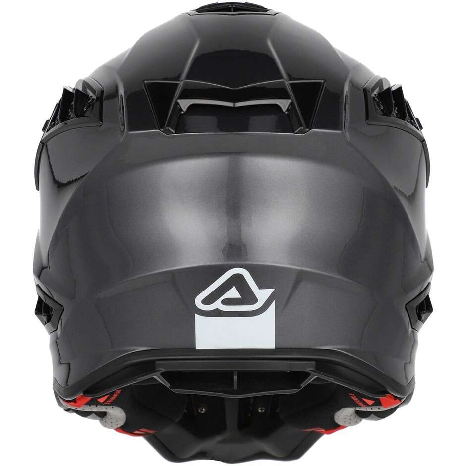 Acerbis AIRSTRIKE-X Grauer Cross-Enduro-Motorradhelm