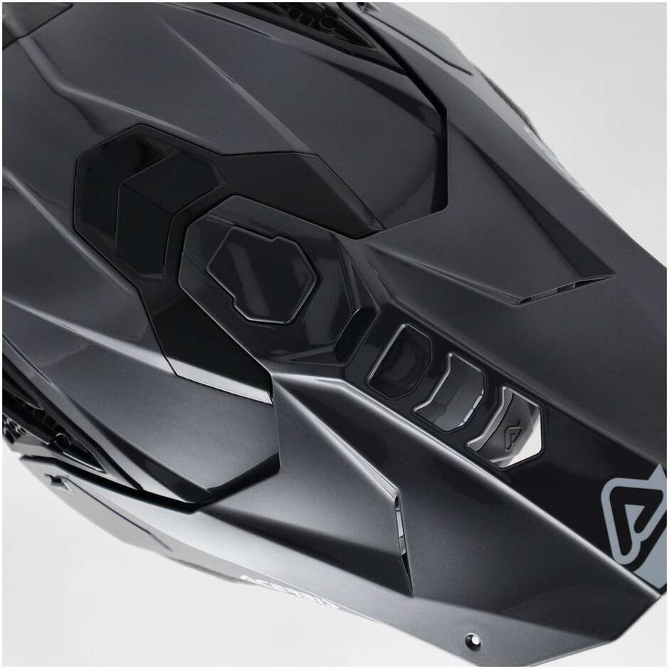 Acerbis AIRSTRIKE-X Grauer Cross-Enduro-Motorradhelm