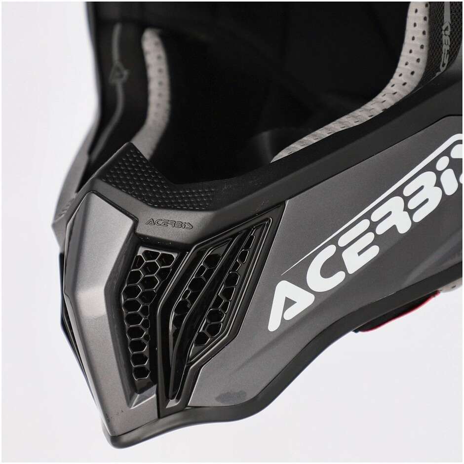 Acerbis AIRSTRIKE-X Grauer Cross-Enduro-Motorradhelm