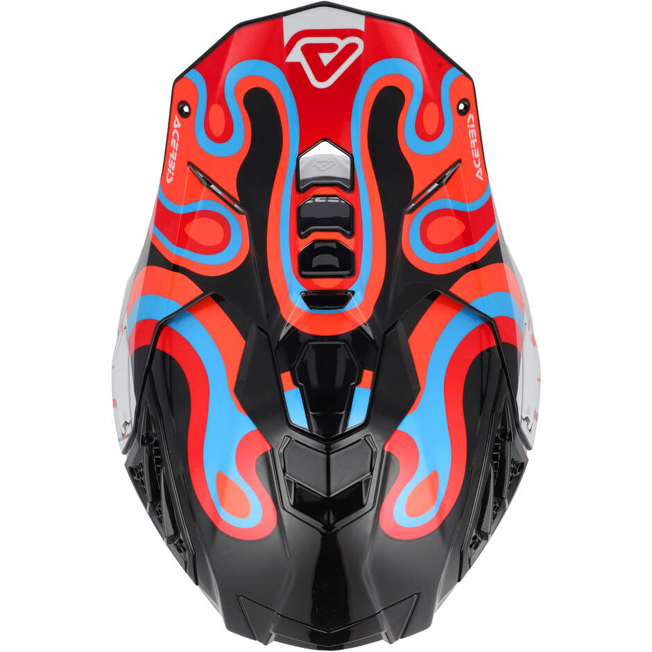 Acerbis AIRSTRIKE-X Motocross Enduro Helmet Black Orange