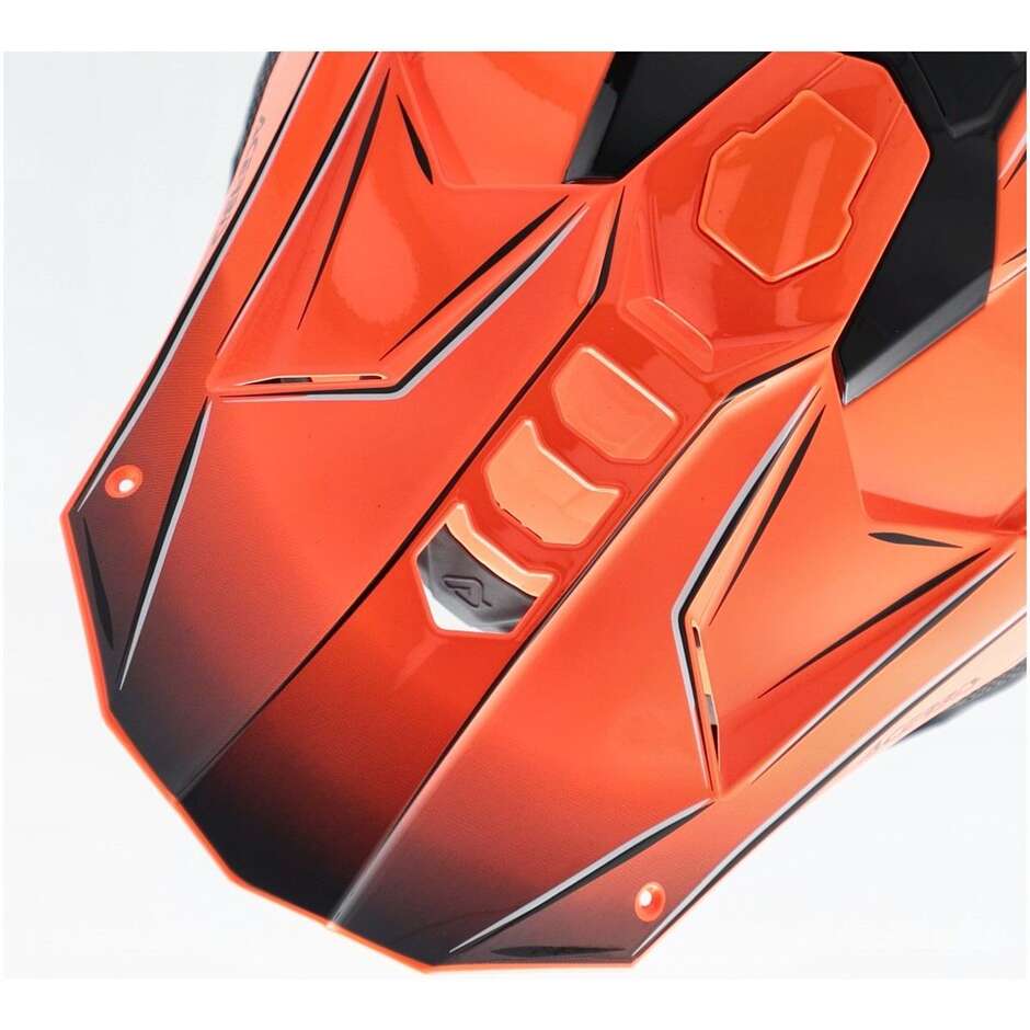 Acerbis AIRSTRIKE-X Orange Grey Cross Enduro Motorcycle Helmet