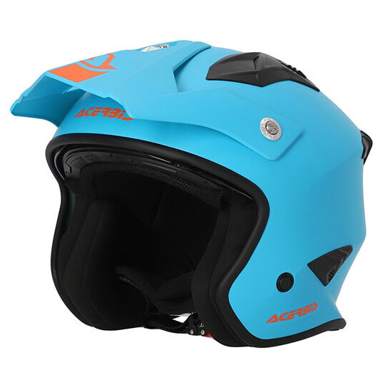 Acerbis Aria 2206 Jet Motorcycle Helmet Blue