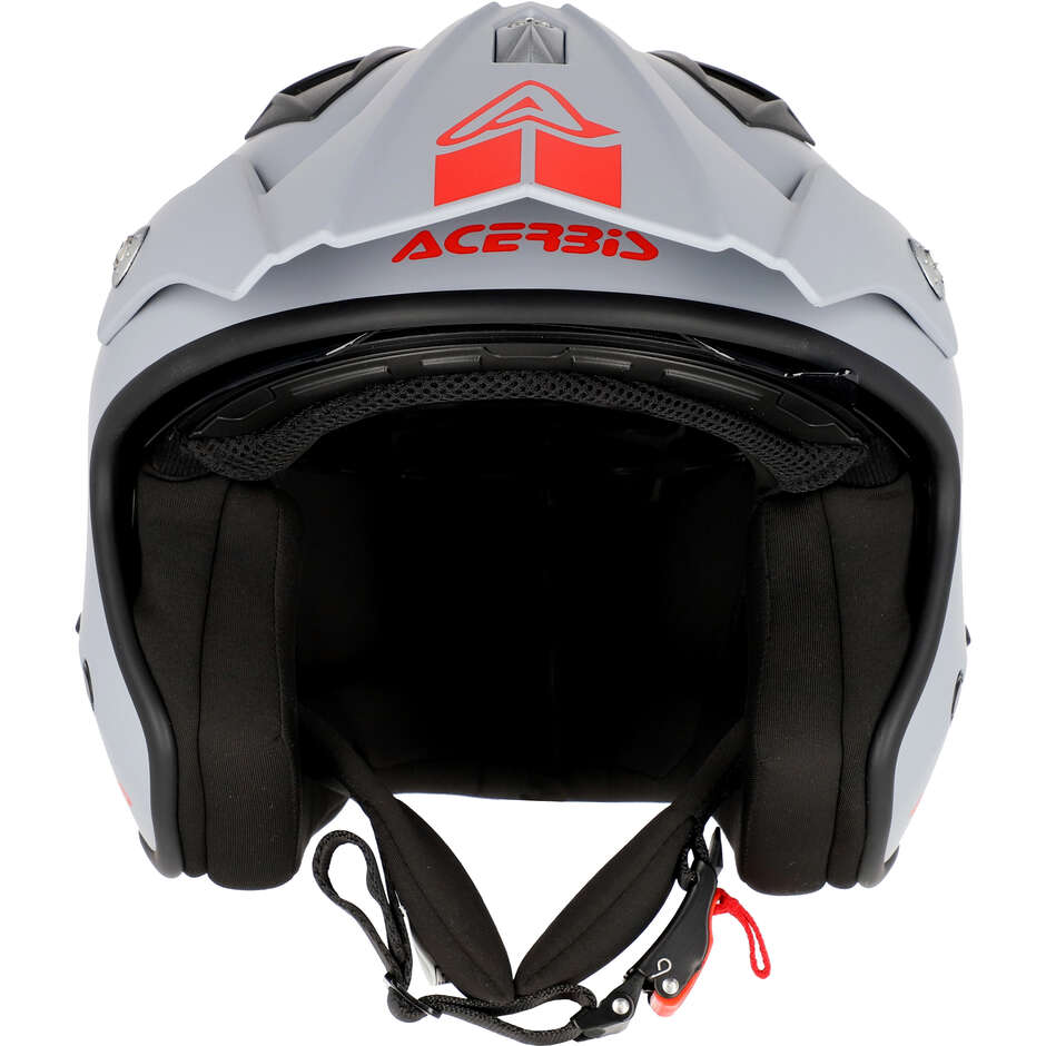 Acerbis Aria 2206 Jet Motorcycle Helmet Light Grey