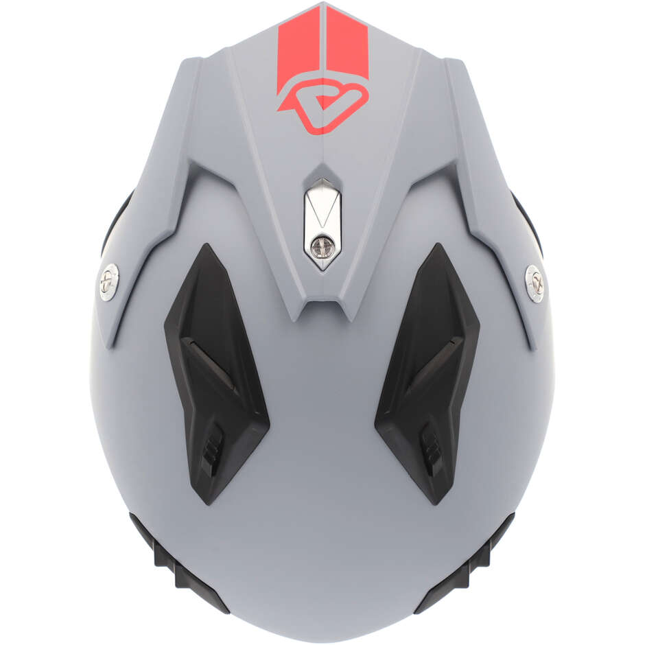 Acerbis Aria 2206 Jet Motorcycle Helmet Light Grey
