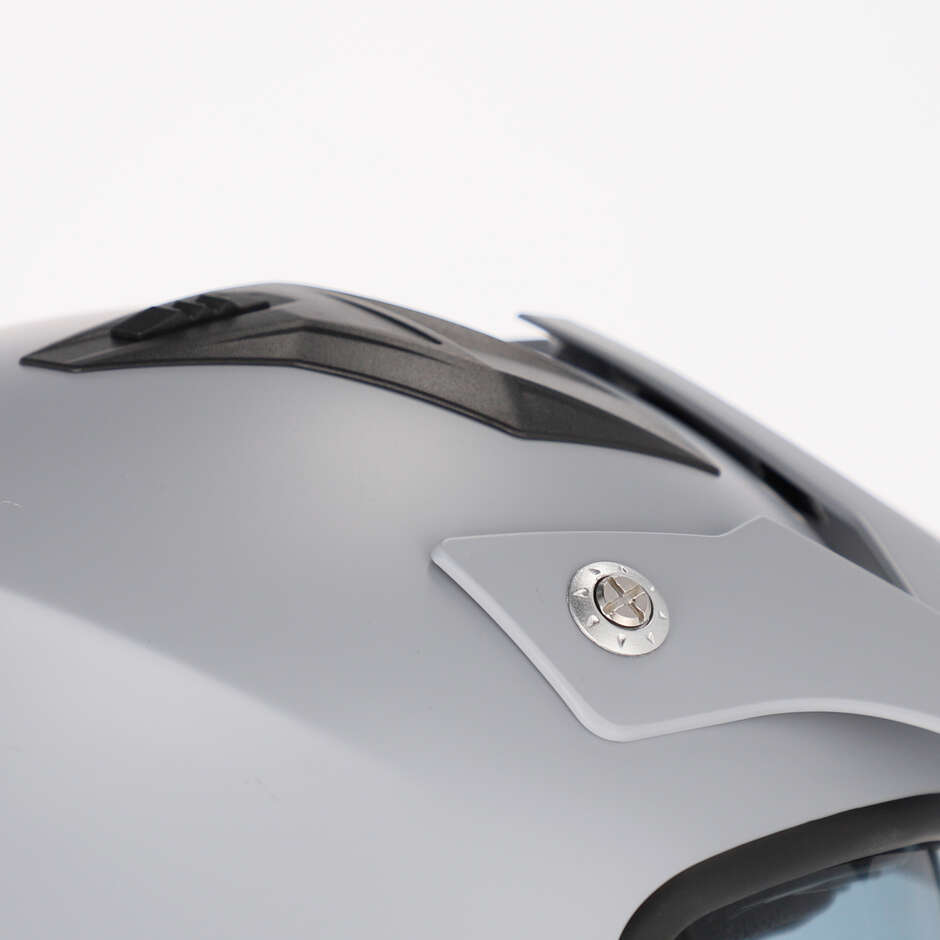 Acerbis Aria 2206 Jet Motorcycle Helmet Light Grey