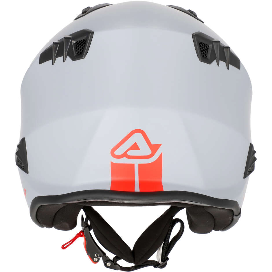 Acerbis Aria 2206 Jet Motorcycle Helmet Light Grey