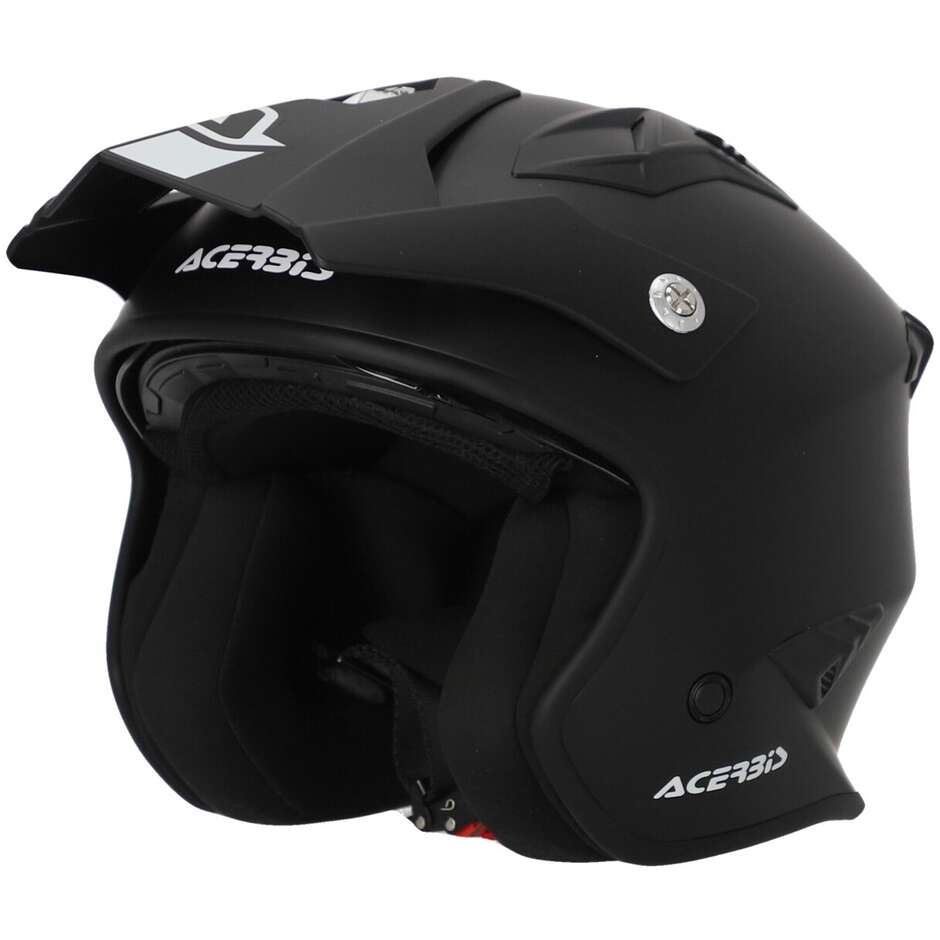 Acerbis Aria 2206 Jet Motorcycle Helmet Matt Black