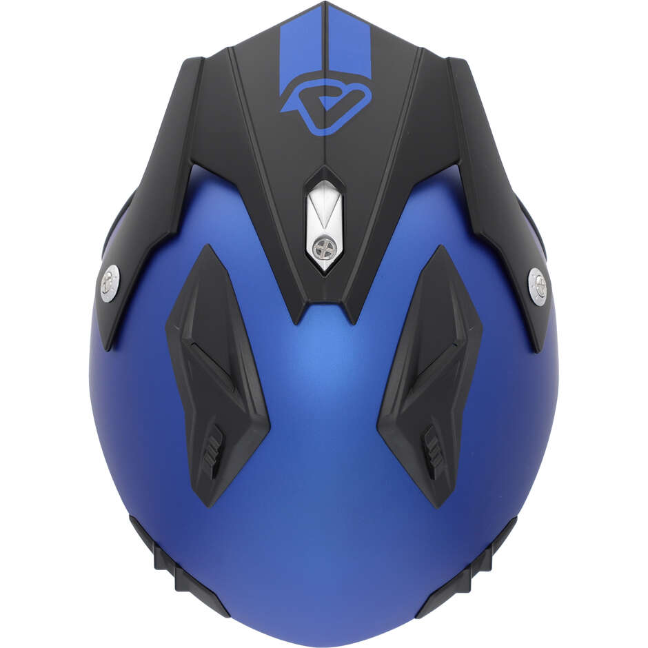 Acerbis ARIA 2206 Jet Motorcycle Helmet Metallic Blue