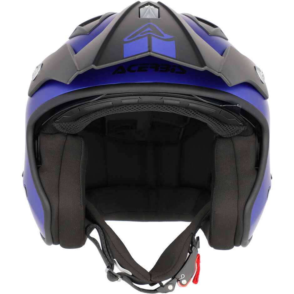 Acerbis ARIA 2206 Jet Motorcycle Helmet Metallic Blue
