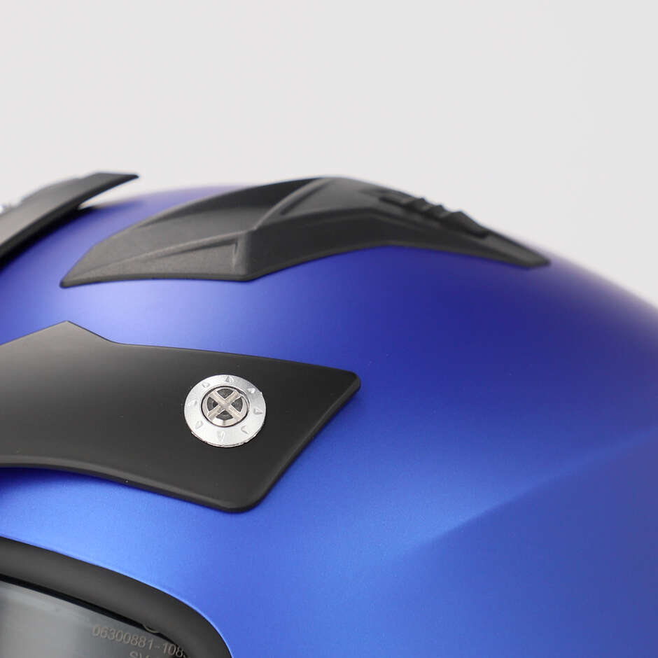 Acerbis ARIA 2206 Jet Motorcycle Helmet Metallic Blue
