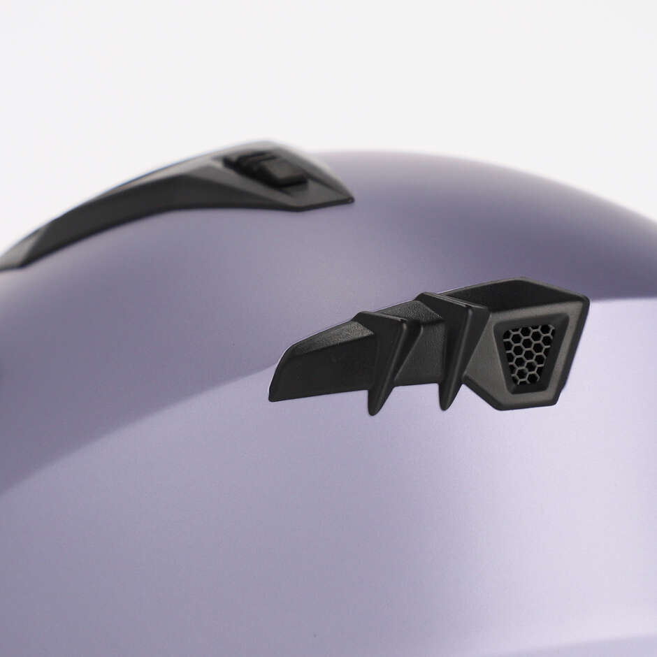 Acerbis ARIA 2206 Jet Motorcycle Helmet Metallic Purple