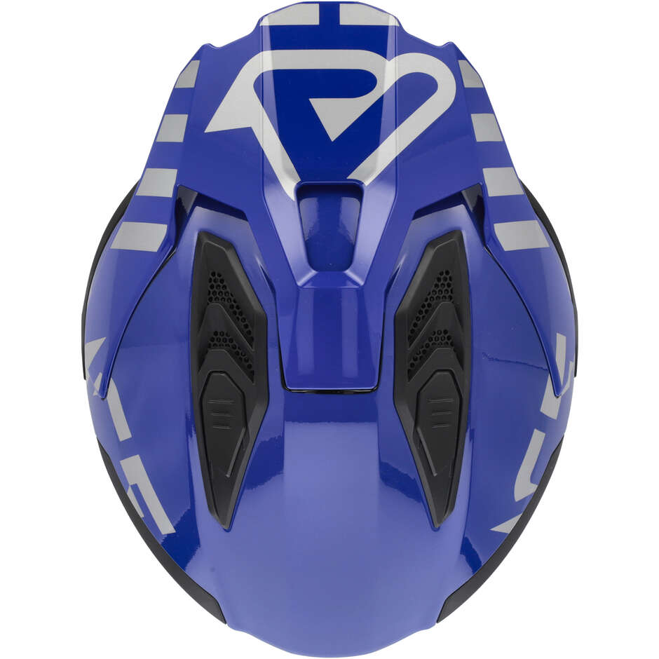 Acerbis ARIA EVO GRAPHIC Jet Motorcycle Helmet Black/Blue