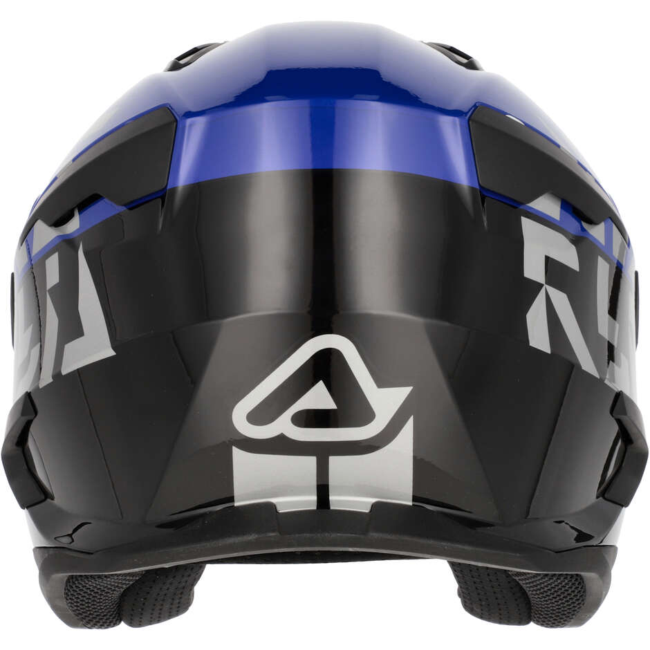Acerbis ARIA EVO GRAPHIC Jet Motorcycle Helmet Black/Blue