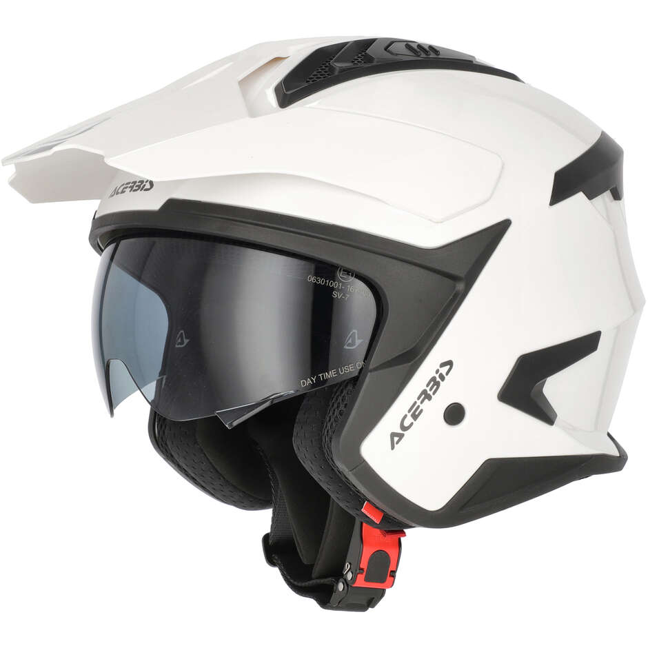 Acerbis ARIA EVO Jet Motorcycle Helmet White