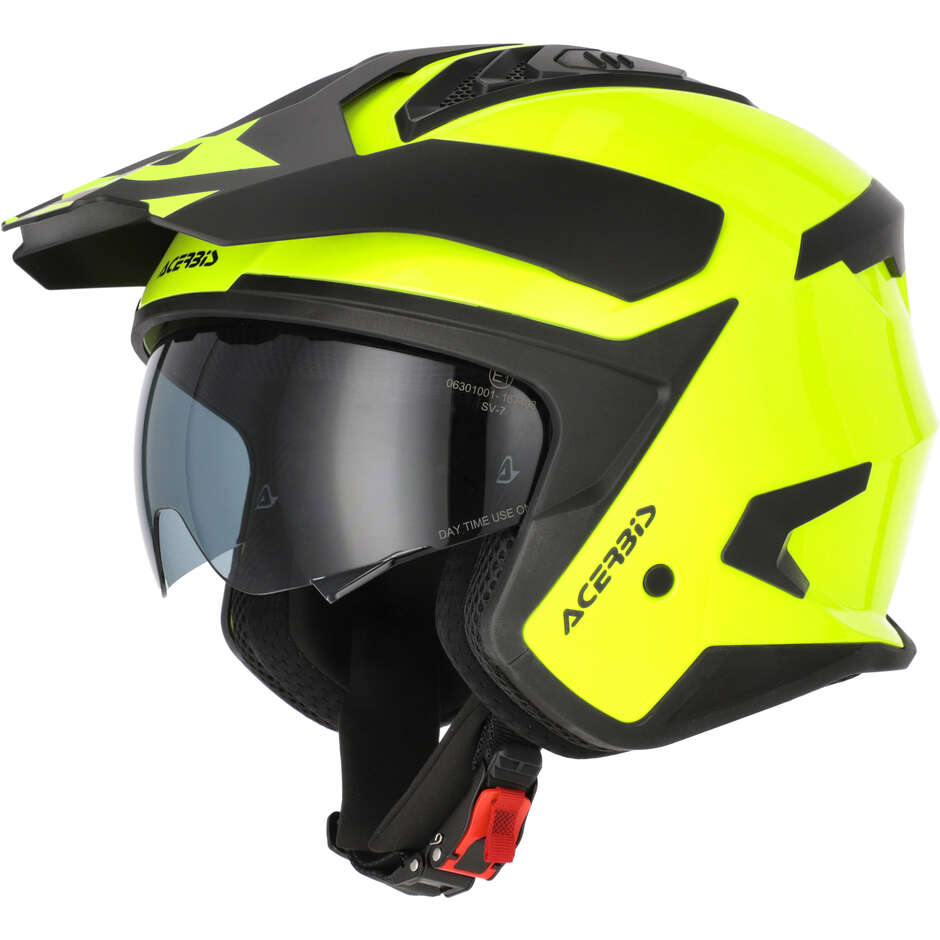 Acerbis ARIA EVO Jet Motorradhelm, Fluo Gelb