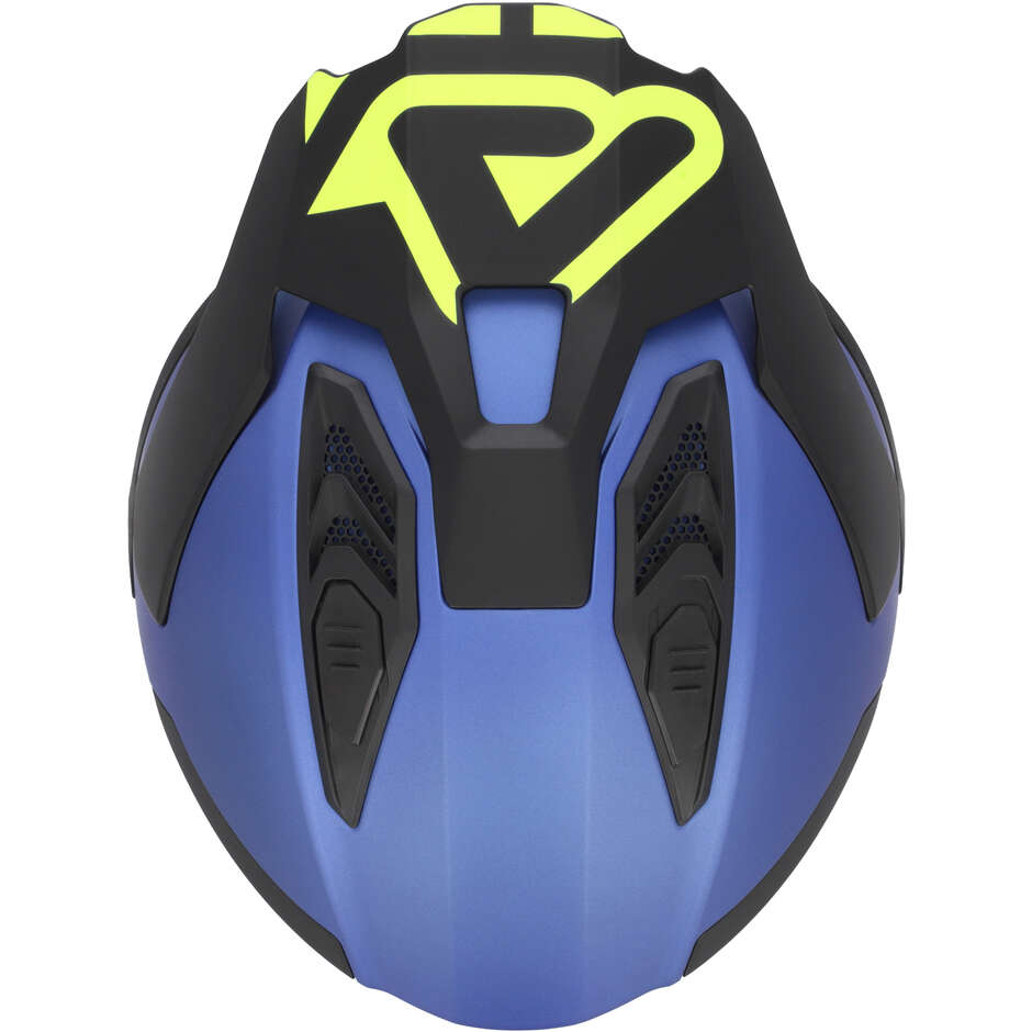 Acerbis ARIA EVO METALLIC Blue Motorcycle Jet Helmet
