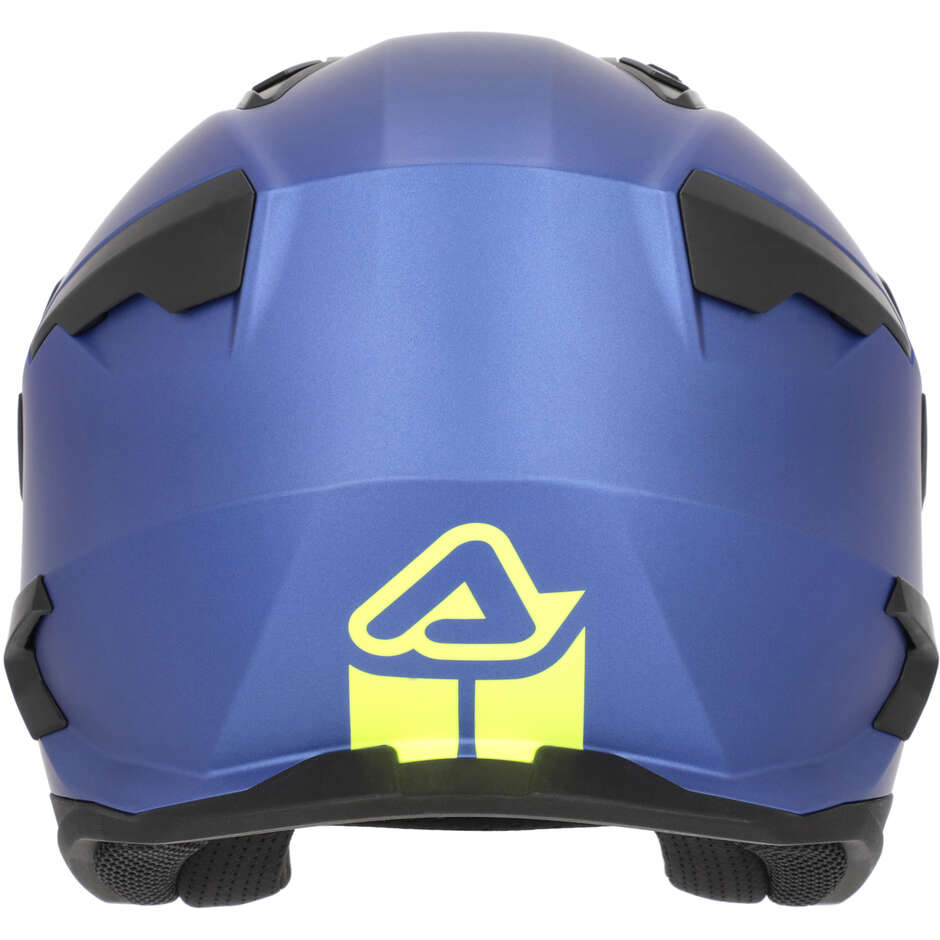 Acerbis ARIA EVO METALLIC Blue Motorcycle Jet Helmet