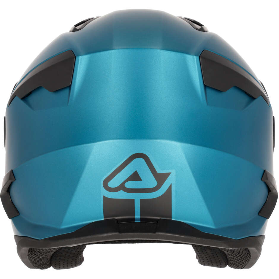 Acerbis ARIA EVO METALLIC Jet Motorcycle Helmet, Light Blue