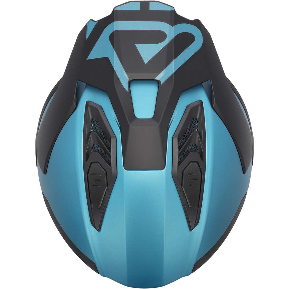 Acerbis ARIA EVO METALLIC Jet-Motorradhelm, Hellblau