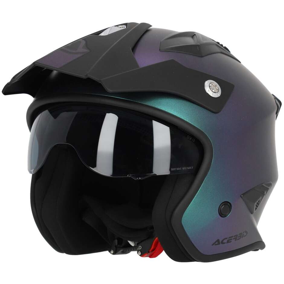 Acerbis ARIA METALLIC Chameleon Jet Motorcycle Helmet