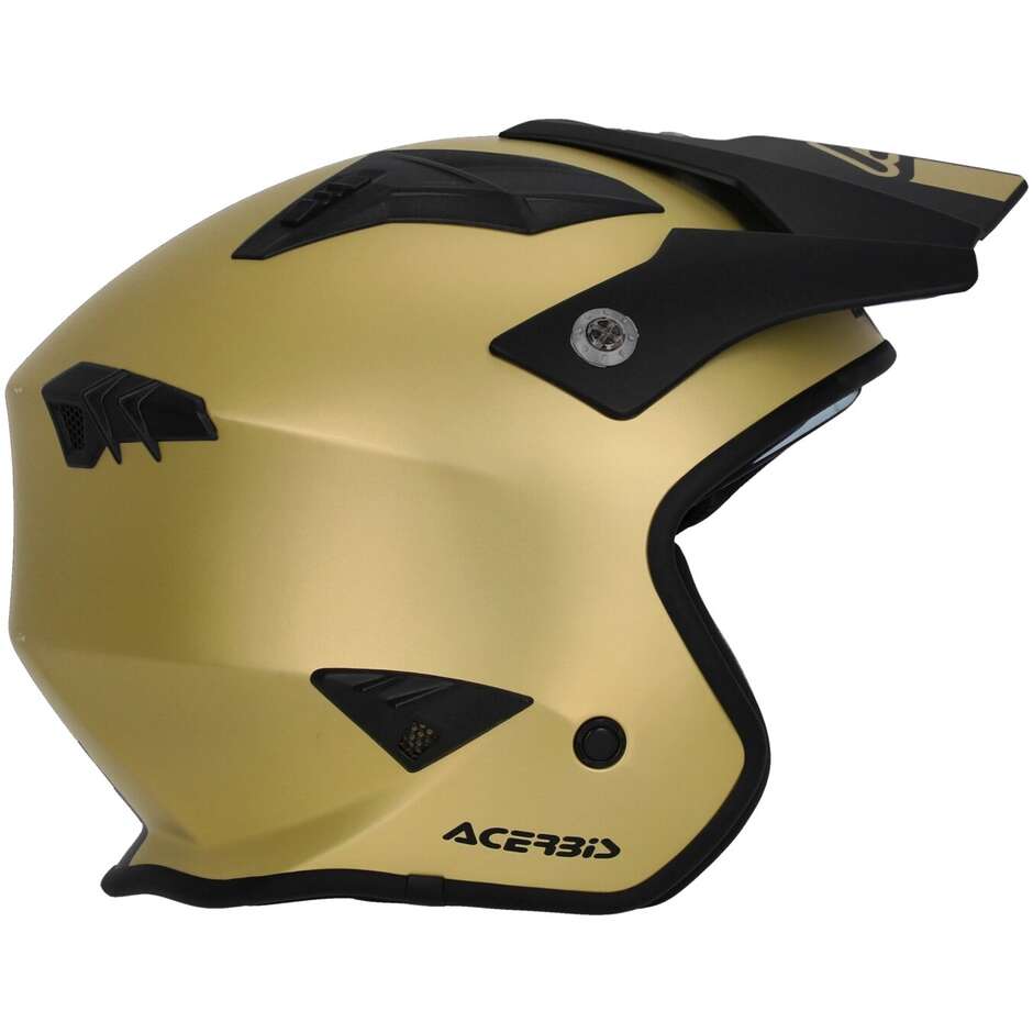 Acerbis ARIA METALLIC Gold Motorrad Jethelm