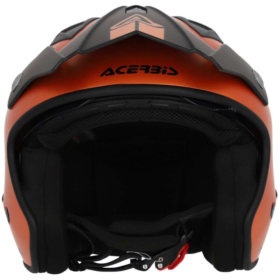 Acerbis ARIA METALLIC Orange Motorrad-Jethelm