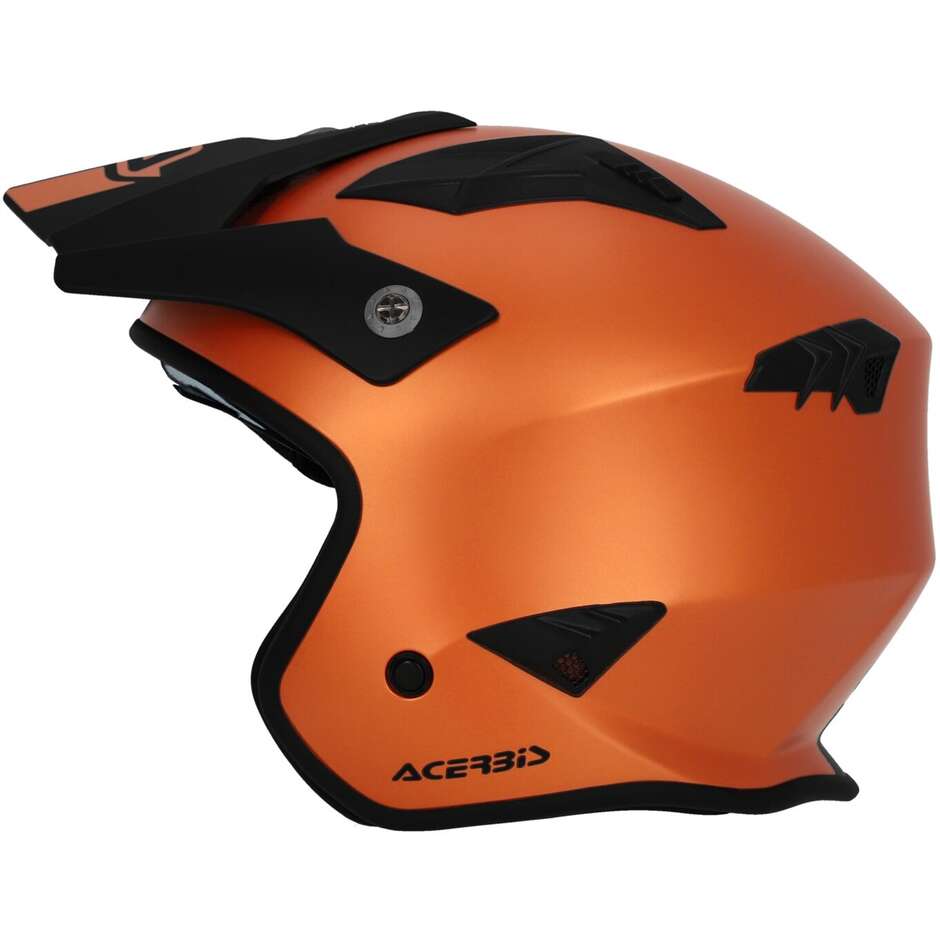 Acerbis ARIA METALLIC Orange Motorrad-Jethelm