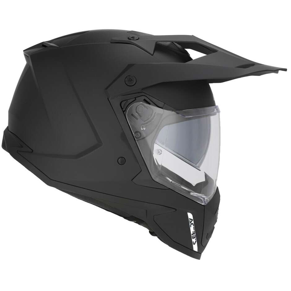 Acerbis Assault Mono Adventure Motorcycle Helmet Black Matt