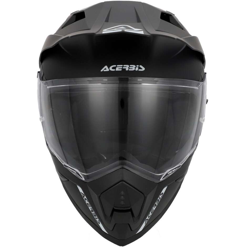 Acerbis Assault Mono Adventure Motorcycle Helmet Black Matt