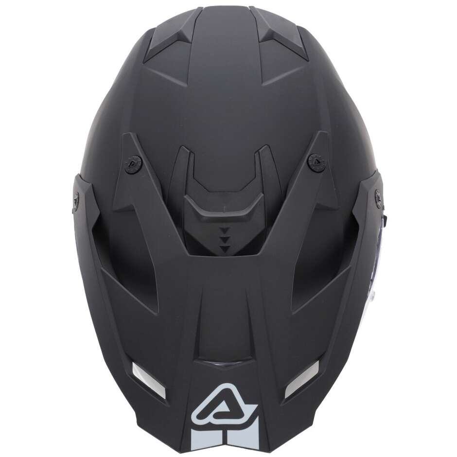 Acerbis Assault Mono Adventure Motorcycle Helmet Black Matt