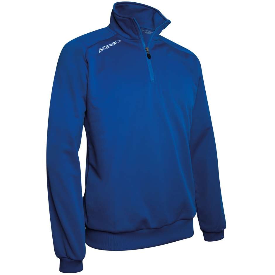 Acerbis ATLANTIS 2 Royale Sport-Sweatshirt mit halbem Reißverschluss Blau