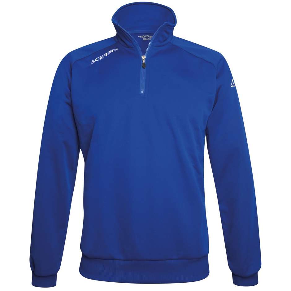 Acerbis ATLANTIS 2 Royale Sport-Sweatshirt mit halbem Reißverschluss Blau