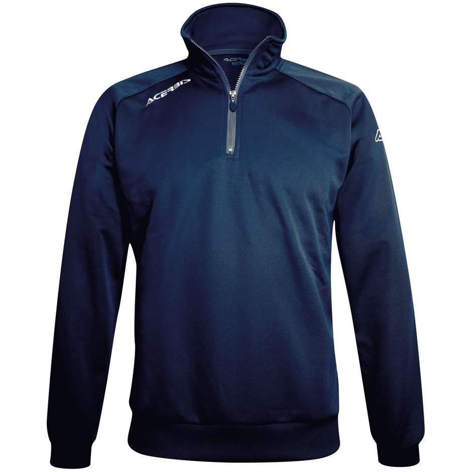 Acerbis ATLANTIS 2 Sport-Sweatshirt mit halbem Reißverschluss Blau