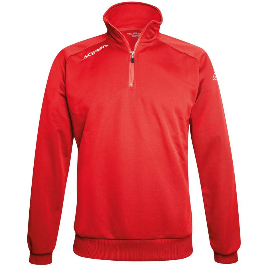 Acerbis ATLANTIS 2 Sport-Sweatshirt mit halbem Reißverschluss Rot