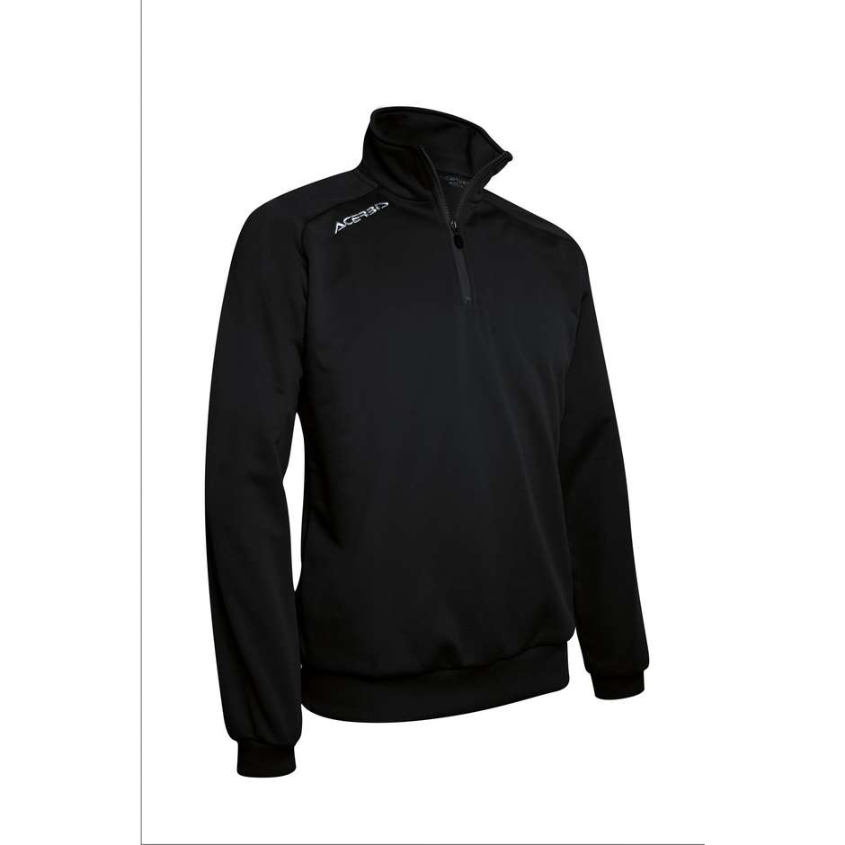 Acerbis ATLANTIS 2 Sport-Sweatshirt mit halbem Reißverschluss Schwarz