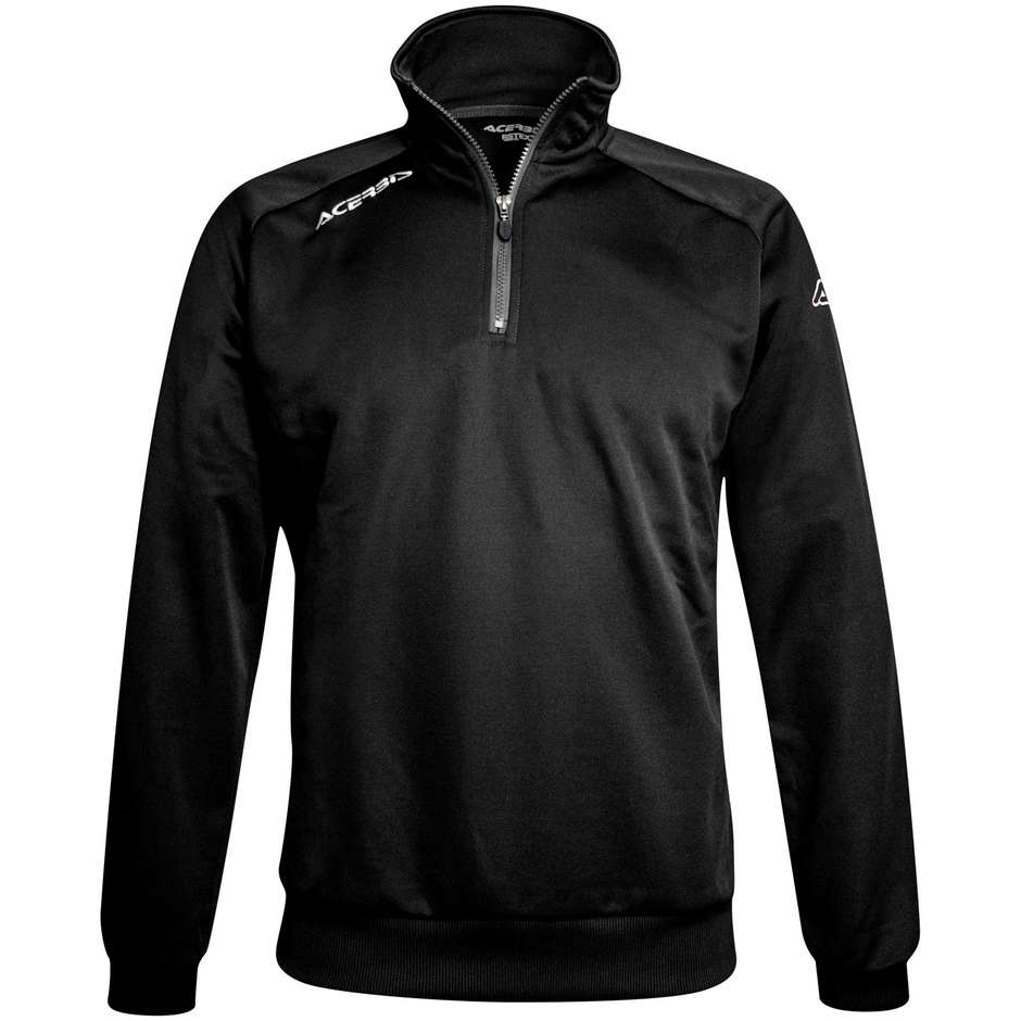 Acerbis ATLANTIS 2 Sport-Sweatshirt mit halbem Reißverschluss Schwarz