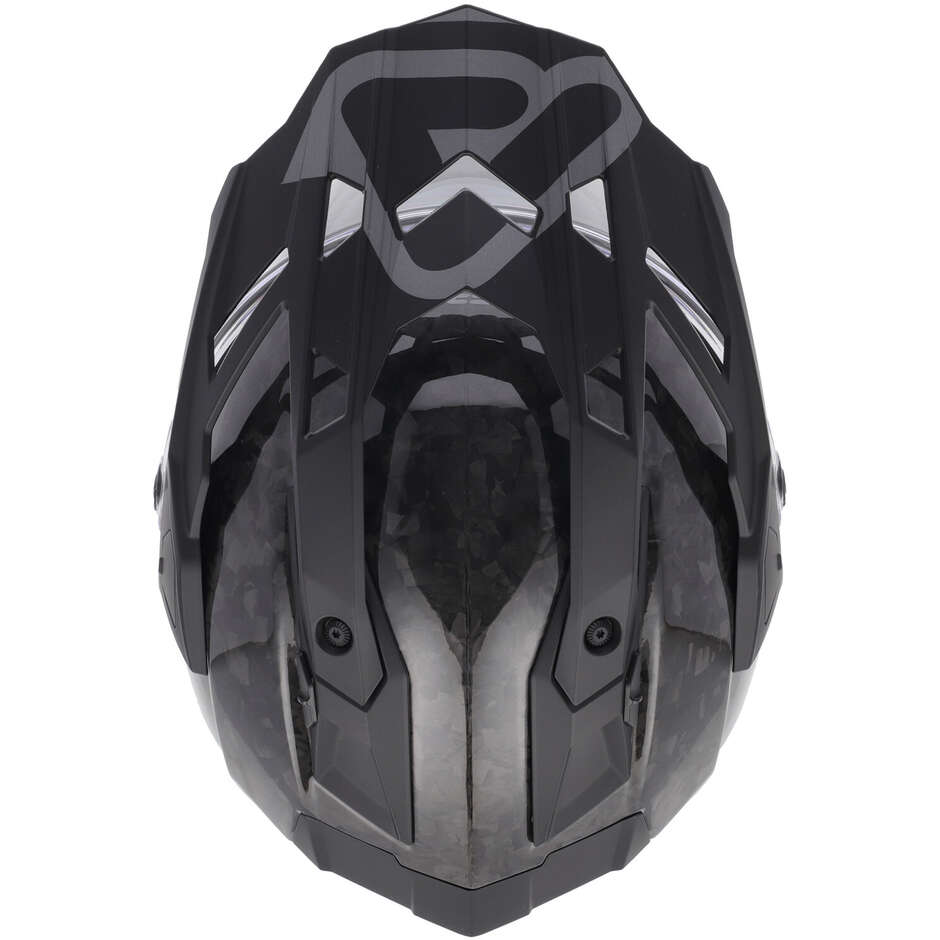 Acerbis ATTACK-C Adventure Motorradhelm, Schwarz, Geschmiedetes Carbon